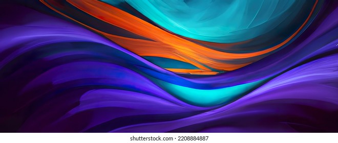 Dynamic Abstract Wallpaper Background Illustration