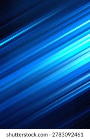 Dynamic blue light rays radiating across a deep blue gradient background, creating a futuristic and energetic abstract effect.