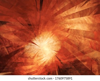 Dynamic curves ands blur pattern. Fractal graphics. Science and technology concept.