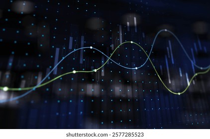 Dynamic Data Visualization with Market Trends and Analytics.