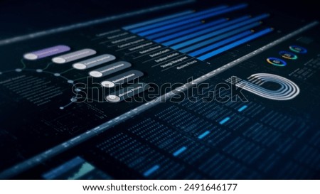 Dynamic data visuals for business info graphics, animated charts, and data-driven insights for a business meeting mock-up. Explore the world of trading, stock exchanges, and crypto