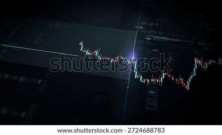 Dynamic data visuals for business info graphics, animated charts, and data-driven insights for a business meeting mock-up. Explore the world of trading, stock exchanges, and crypto