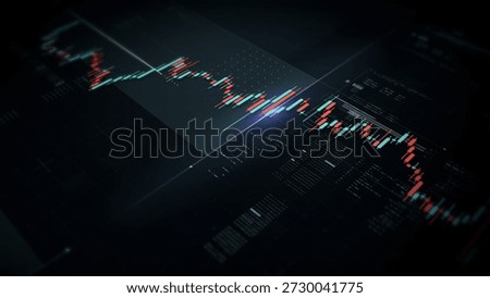 Dynamic data visuals for business info graphics, animated charts, and data-driven insights for a business meeting mock-up. Explore the world of trading, stock exchanges, and crypto
