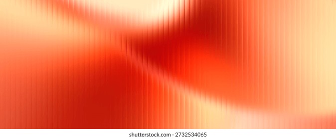 Dynamic flowing patterns. abstract smooth background. vertical soft stripes. warm orange and red colors. elegant design. modern art. graphic texture. vibrant blend. artistic backdrop. digital painting.