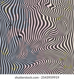 Dynamic Fluid Patterns Warm and Cool Abstract Art background