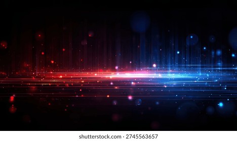 Los rayos luz rojos