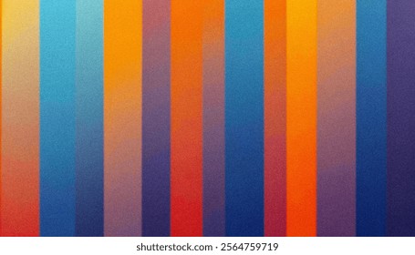 Dynamic Gradient Color Stripes Abstract Art Grainy Gradient Background Noisey Background