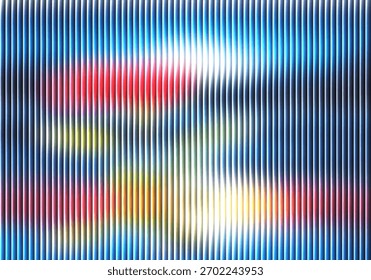 Dynamic Interplay of Colors and Light Vertical Linear Abstraction Creating a Mesmerizing Visual Symphony