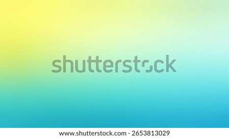 Dynamic Lemon to Blue to Mint Gradient Background,Eye-Catching Gradient for Product Launches.