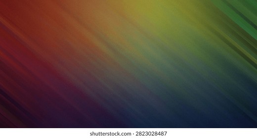Dynamic motion blur background showing fast diagonal streaks of intense warm and cool colors. Blended spectrum creates sense of speed energy and movement across dark artistic composition.