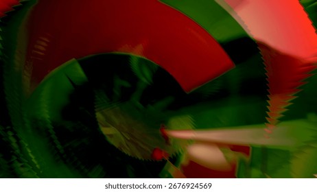 Dynamic red and green abstract background for presentations, landing pages, and tech industry marketing materials