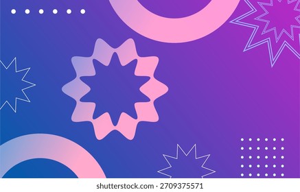 Dynamic shapes abstract modern gradient colors geometric background creating a modern and eye-catching background ideal for digital design, branding, posters, and contemporary visuals.
