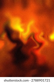 A dynamic and vibrant abstract image featuring fiery swirls of red, orange, and yellow hues with fluid motion.