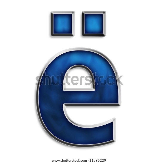 e with an accent mark type