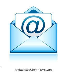 Email Icon Blue High Res Stock Images Shutterstock