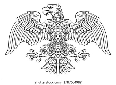 Original Illustration Legendary Phoenix Bird Eagle Stock Vector ...