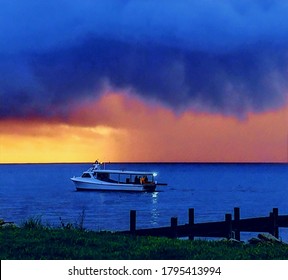 Early Morning, Crab Boat, Chesapeake Bay