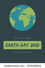 Earth Day 2021. Let's Clean The Earth In This Year.