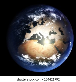 Earth During The Last Ice Age:  2.6 Million Years Ago