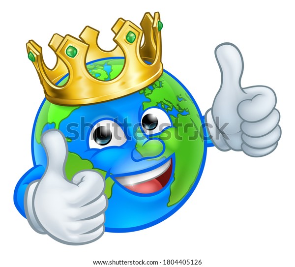 Earth Globe World Cartoon Character Mascot Stock Illustration ...