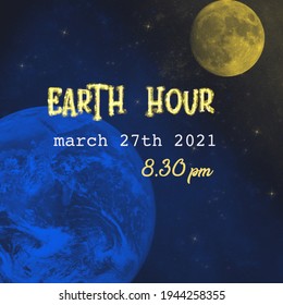 Earth Hour Campaign March 27th 2021.