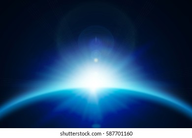 earth in space. Elements of this image are furnished by NASA
