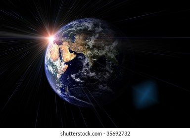 Earth And Sun