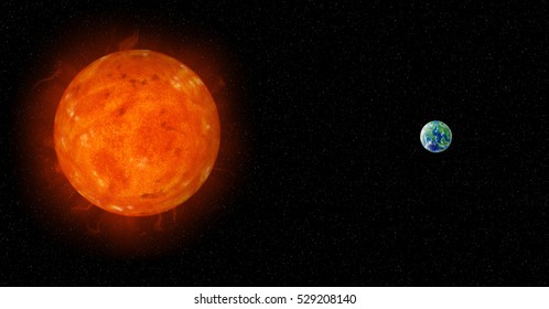 Earth And The Sun