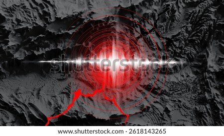 Earthquake Impact Visualization. Seismic Activity and Urban Destruction.