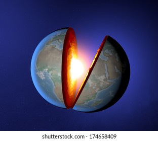 Earth's Core, Earth, World, Split, Geophysics