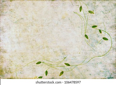 Earthy Floral Background And Design Element