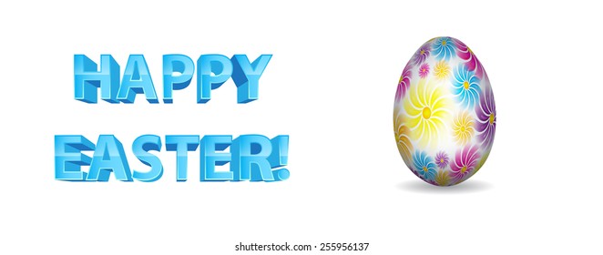Easter background. Easter eggs