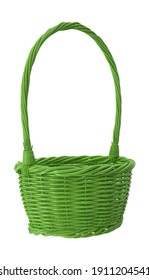 Easter Basket 3D Illustration On White Background