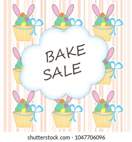 Easter Cupcakes - Bunny Ears - Bake Sale