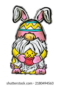 Easter Day Gnome Easter  Easter Gnome  Easter Bunny Gnomes Gnome Bunny Eggs