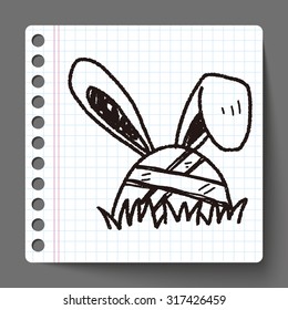 Easter egg doodle