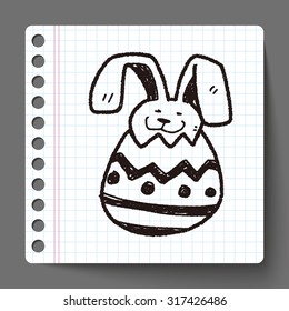Easter egg doodle