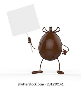 Easter Egg Indicating Text Space And Character