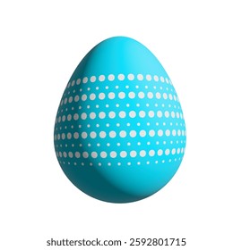 Easter Egg Isolate. Cute of cartoon ornamental Happy Easter eggs isolated on white background. Clip art set of spring holiday treat. Eggs with zig zag lines, dots, striped, with flowers, polka dot.