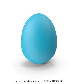 Easter egg isolated in white texture background 3d rendering 3d illustration