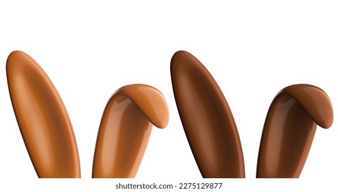 Easter rabbit bunny chocolate ears 3d - Powered by Shutterstock