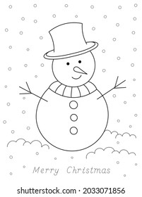 easy coloring page and