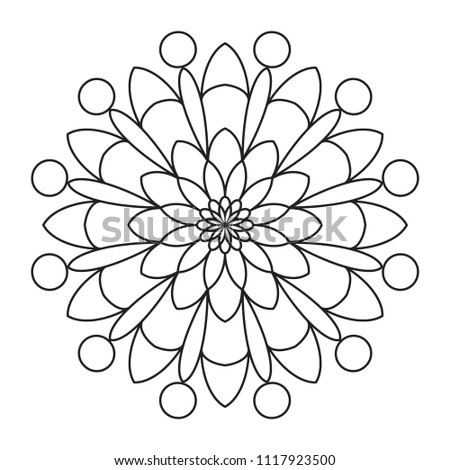 Easy Mandalas Basic Simple Mandala Pattern