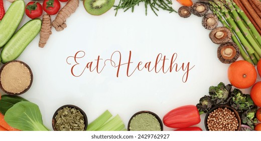 Eat healthy Vegetable Banner, World health day Banner, Vegetable isolated Banner.  - Powered by Shutterstock