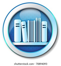 E-book Library Icon