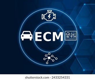 ECM acronym, engine control system concept is a device which controls multiple systems of an internal combustion engine.