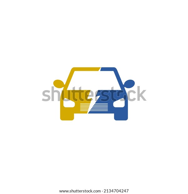 Eco\
electric car icon isolated on white\
background