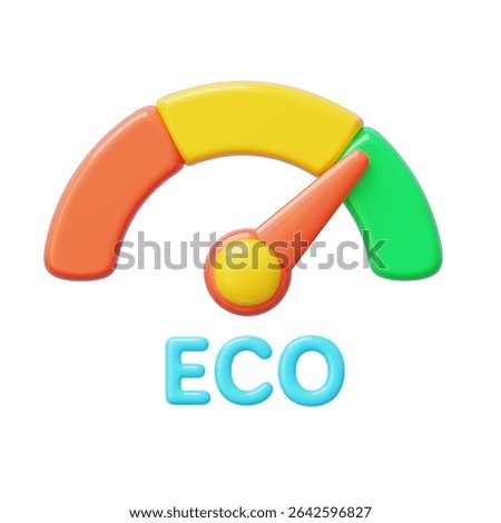 An eco friendly dial a 3d speedometer design