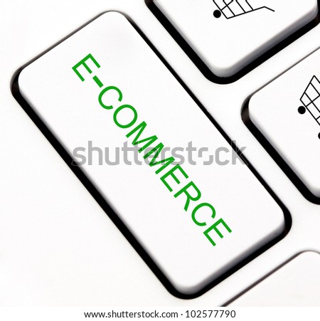 E-commerce keyboard key