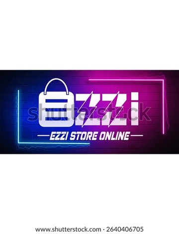E-Commerce logo design for EZZI Store shope